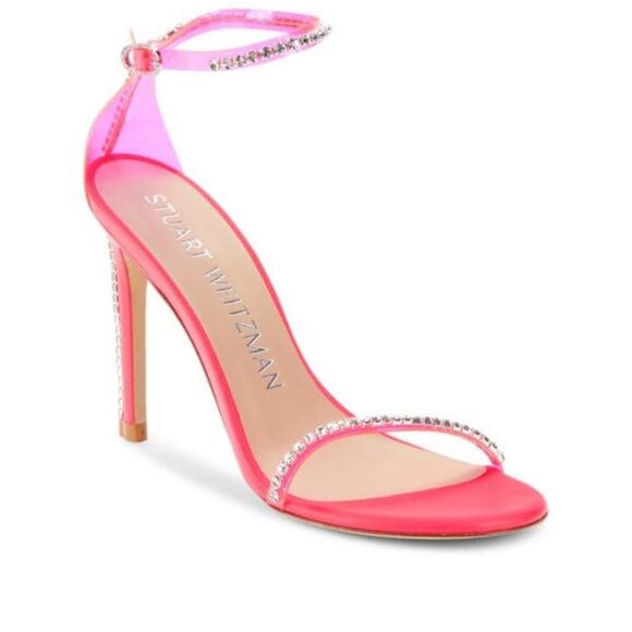 Stuart Weitzman Nudistglam Ankle Strap Sandals NIB Size 8 MSRP $595 - Picture 1 of 5